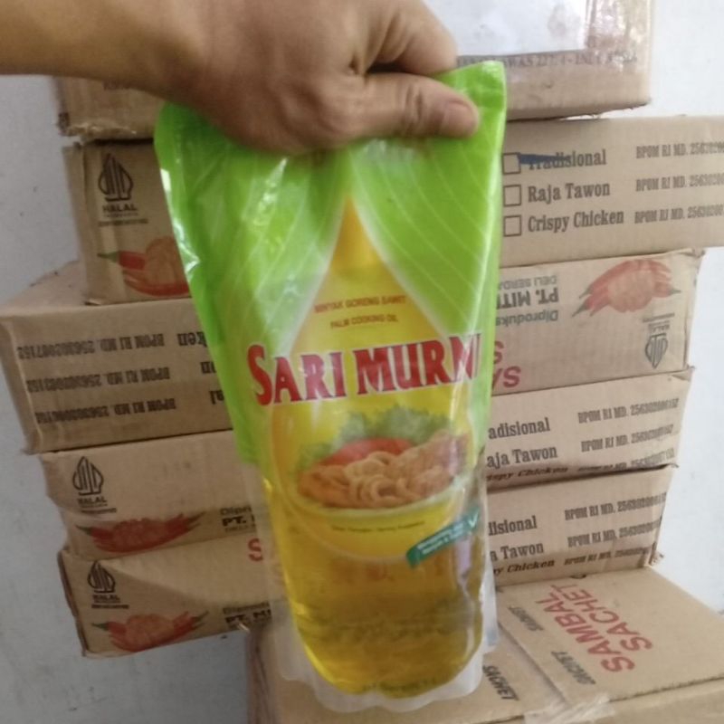 

Sari murni 1 liter minyak goreng