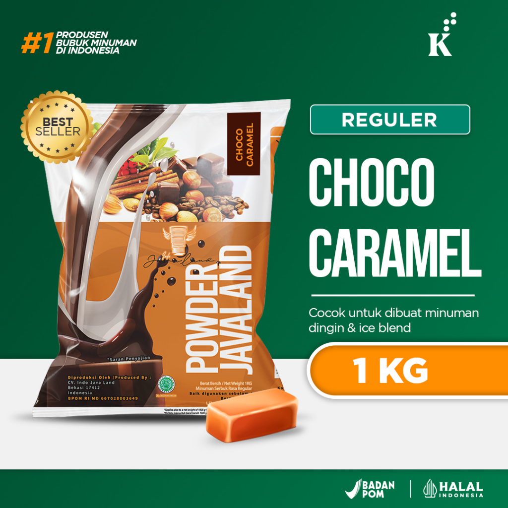 

Bubuk Minuman Rasa Choco Caramel Bubble Drink Powder Drink Ice Blended Javaland Minuman Instan