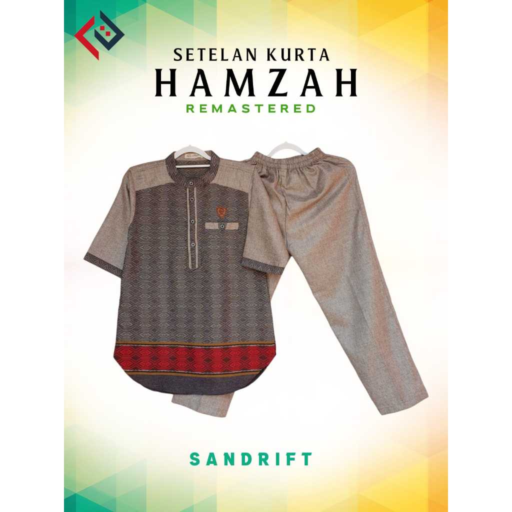 BEST SELLER KURTA HAMZAH SETELAN KURTA ANAK MOTIF SONGKET LENGAN 3/4 USIA 4-13 TAHUN