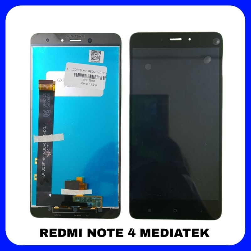 lcd ts Xiaomi redmi note 4 nikel mediatek fullset