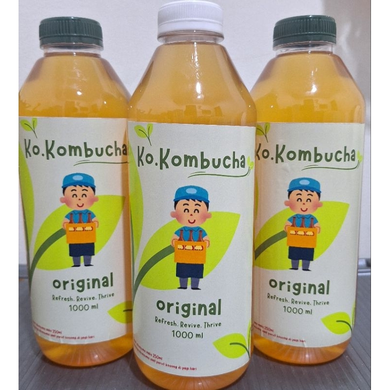 

Kombucha 1000ml Healthy Probiotic Sparkling Tea