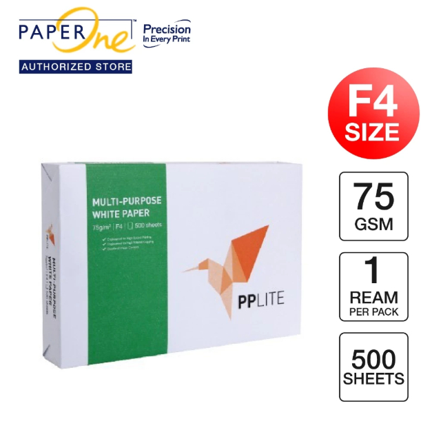

PP Lite Kertas F4 75gr Copier 1 Rim (500 lembar) Kertas HVS F4 Kertas Fotocopy