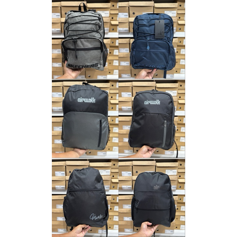 TAS RANSEL DIADORA AIRWALK SKECHERS REEBOK ASTEC BACKPACK BAG ORIGINAL