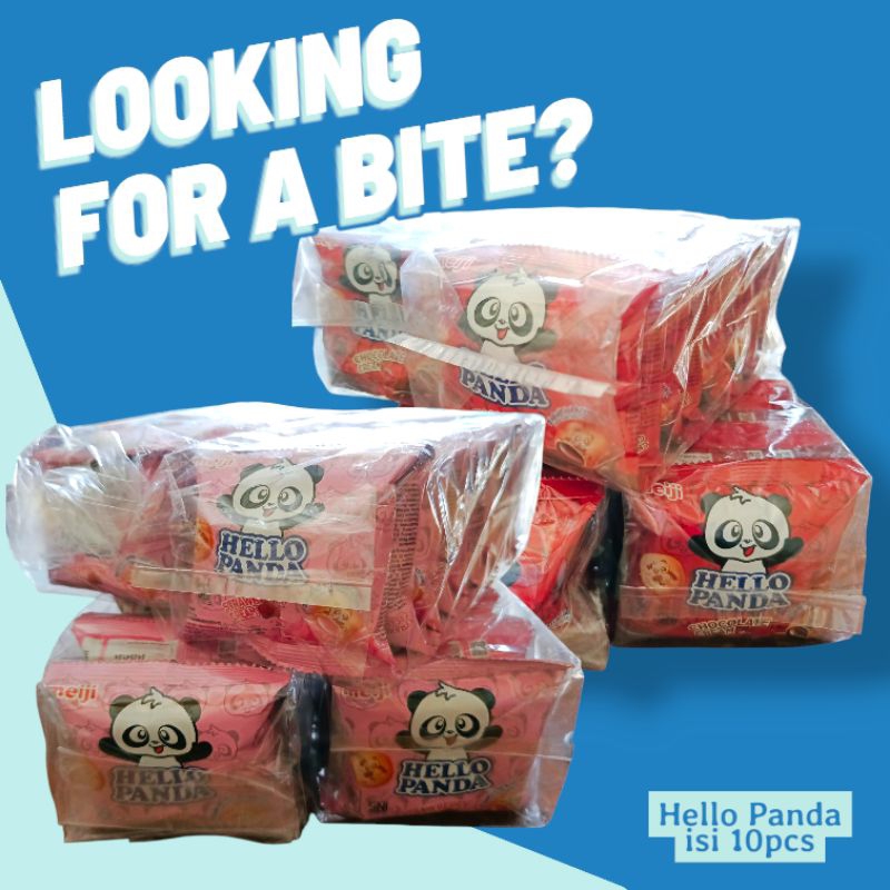 

hello panda biskuit / biskuit panda coklat strawberry per pack 10pcs