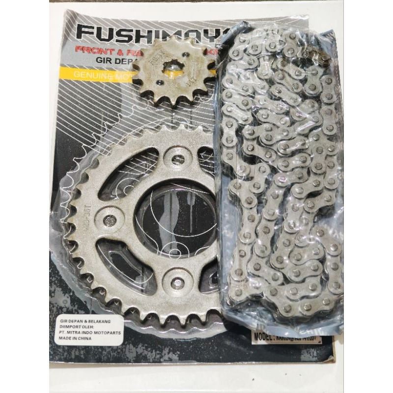 GIR SET +RANTAI HONDA KARISMA/SUPRA X 125