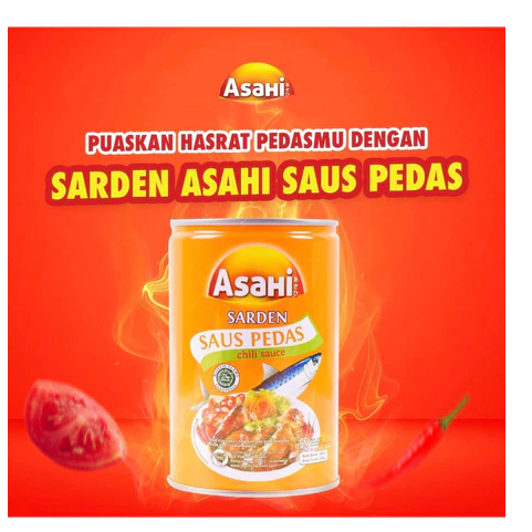 

Asahi Sarden Saus Pedas 155G