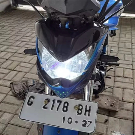 terbaru lampu led laser h4 lampu led utama laser hi low mxking klx crf cb vixion dll cod