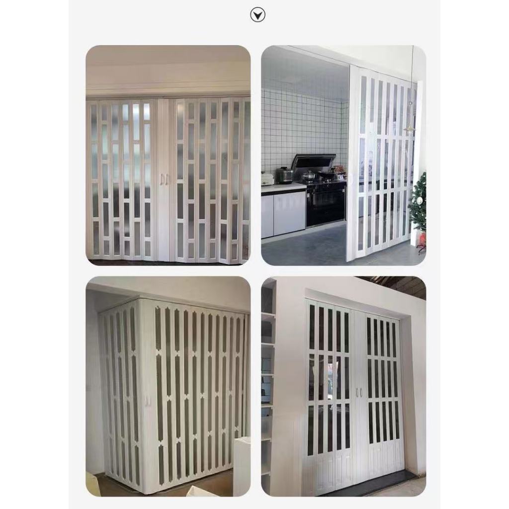 Pintu Lipat - Pintu Lipat PVC -Partisi Ruangan, Pintu Kamar Mandi, Pintu Geser Aluminium,Pintu Geser