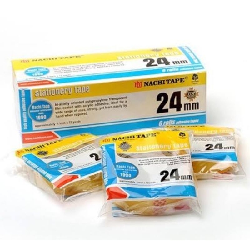 

Isolasi Nachi 12mm/24mm 72 Yard Lakban RB9