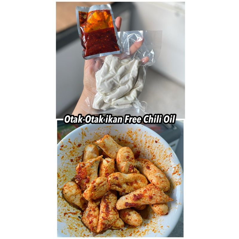 

Otak otak ikan free chili oil
