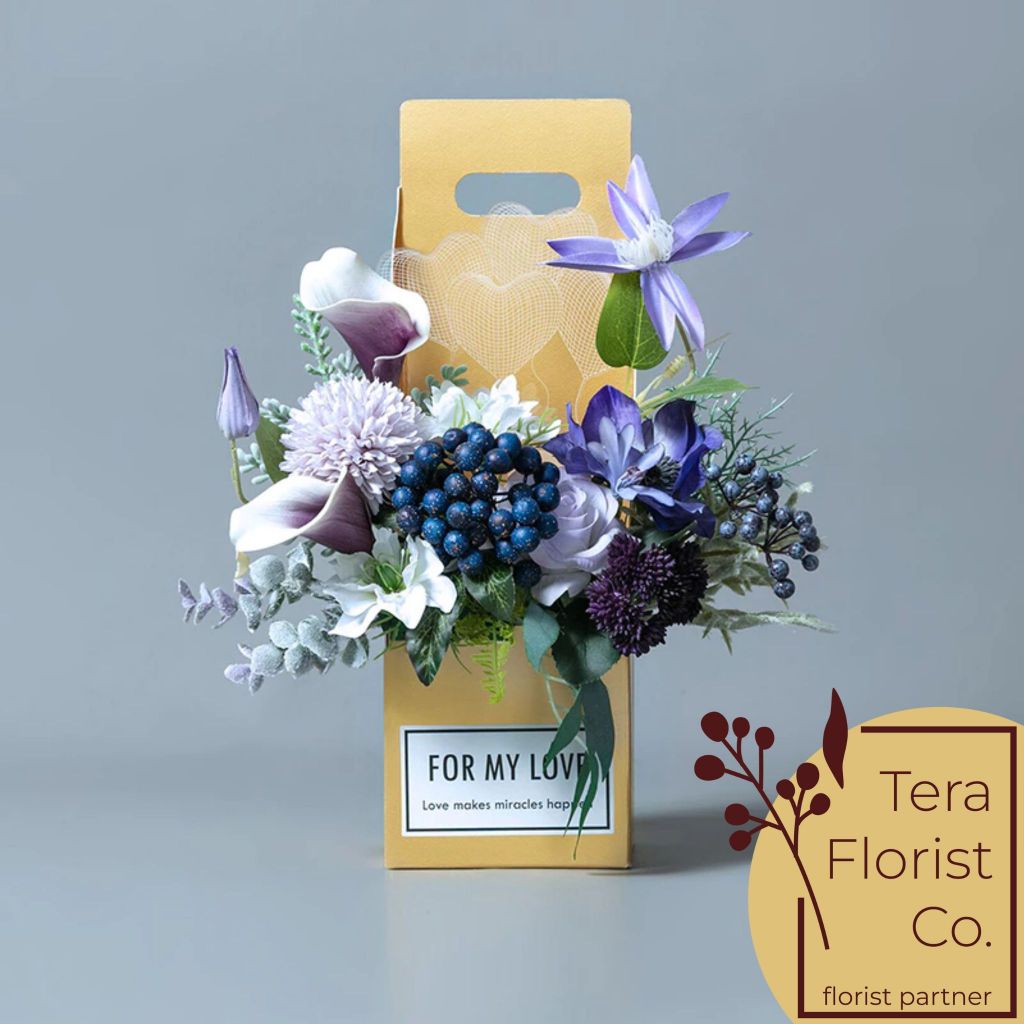 

TERA Mini Florist Bag | Flower Box | Kotak Tenteng Bunga | Tas Bunga | Kotak Bunga Mini | Handy Bag Florist | P.MFB