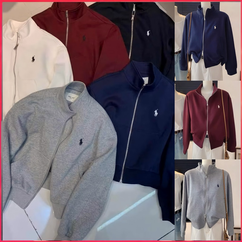 Pariroo Turtleneck Kudha OLOP Zipper Jacket Wanita Pria | Outer Korean Style Bordir Premium Kekinian