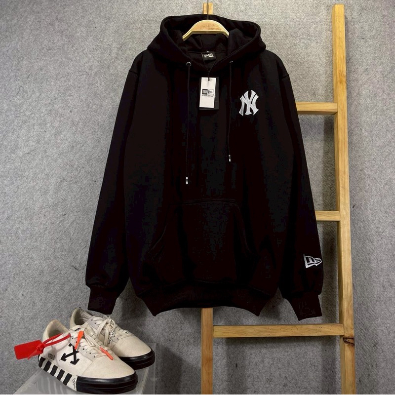 Jaket Hoodie New Era Bordir premium fulltag