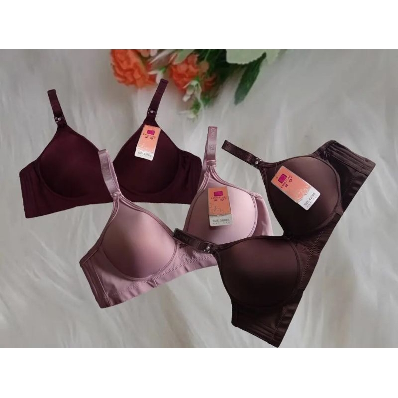 BRA LINGCAO ORIGINAL BISA PILIH WARNA BRA KAIT 3 TANPA KAWAT