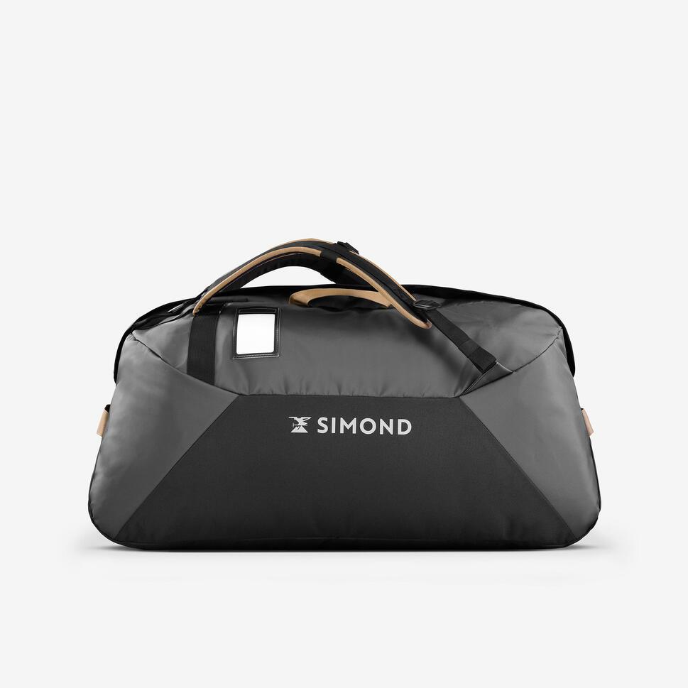 Decathlon SIMOND Duffel Bag Basic 100 - 100L - Abu-abu Tas Duffel Basic 100 - 100L - 8581546