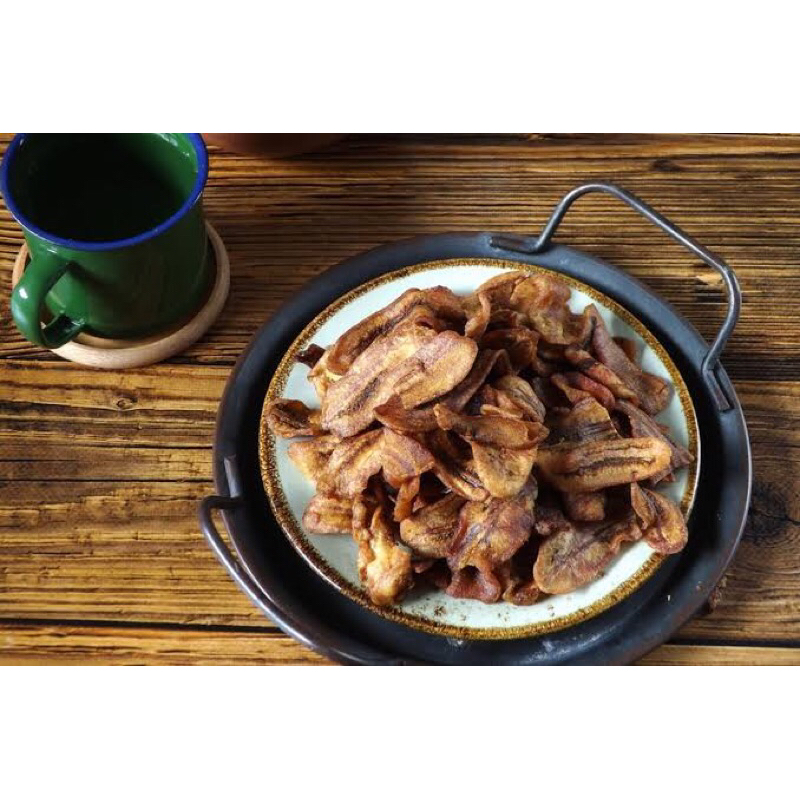 

keriping pisang madu rasa coklat