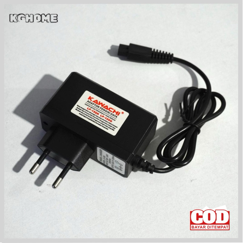 CAS SENTER KEPALA KAWACHI LP 100 G LP 150 H 1200MAH CHARGER ADAPTOR CAS GEPENG ANGKA 8 - FAST CHARGI