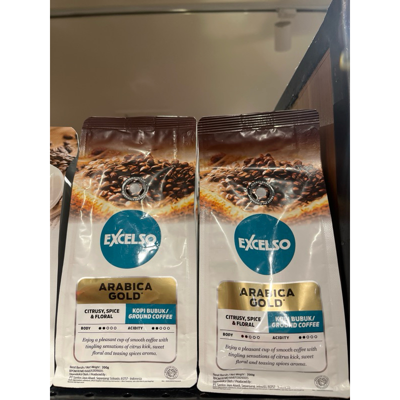 

Excelso Arabica Gold/Kopi Bubuk 200gr