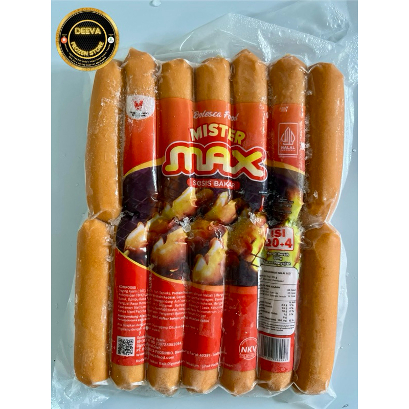 

Mister max mini sosis bakar isi 14 500gr