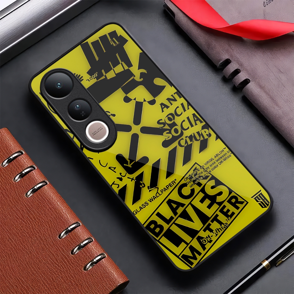 Case Glossy Vivo V50 lite terbaru - softcase vivo Aksesoris Ponsel Skin kondom hp - mika casing - ke