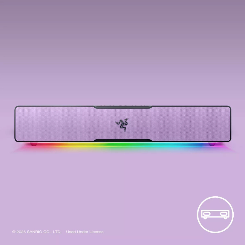 Razer Leviathan V2 X PC  Sanrio Kuromi Gaming Soundbar Speaker