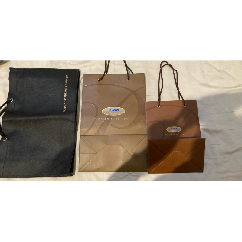 

bca prioritas paperbag ocbc nisp premier banking spunbond bag bca prioritas