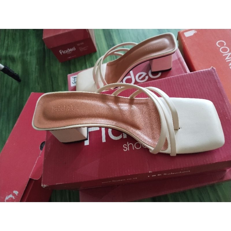 sendal wanita casual hak tahu, hells, flatshoes