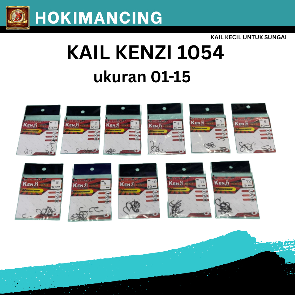 Kail Pancing Sungai Kenzi 1054  / Kail Pancing Kecil 1054 / Kail Kenzi 1054