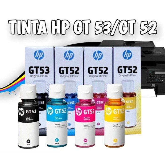 Tinta HP / Tinta Cair / Tinta Printer GT 53 & GT 52 Original