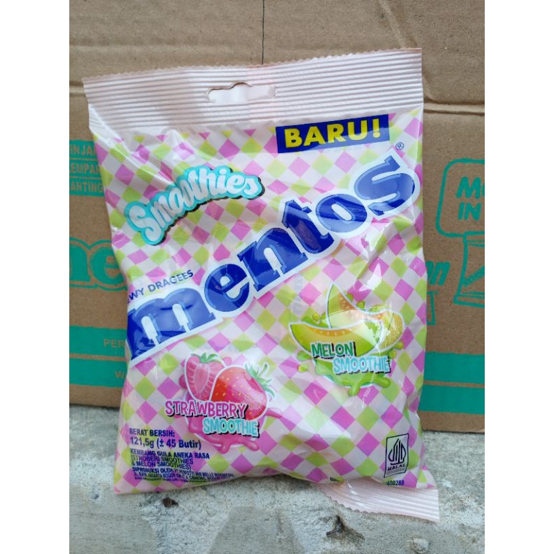 

Mentos smoothies isi 45 butir