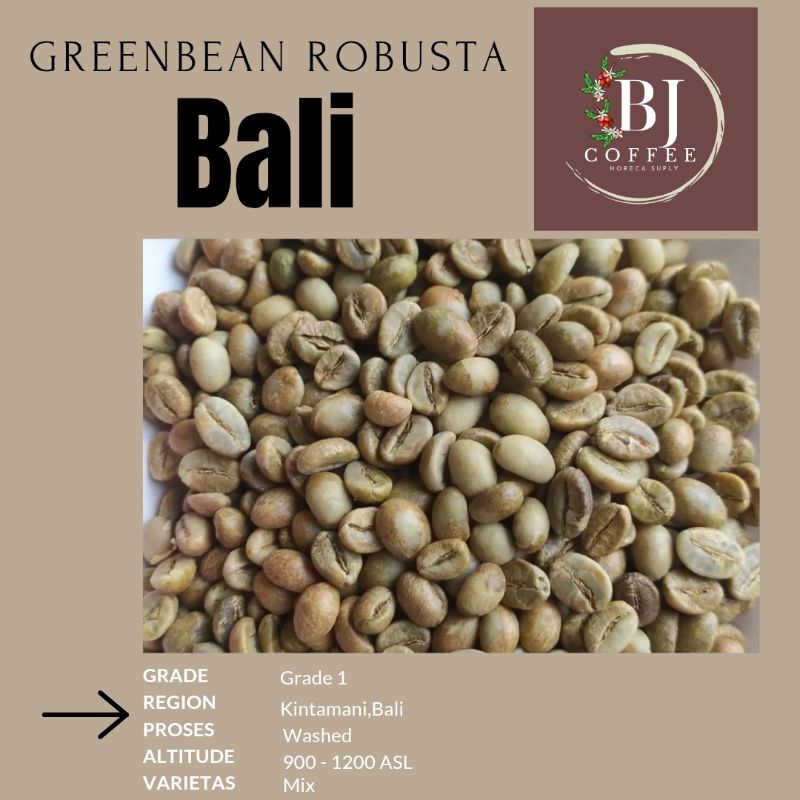 

Greenbean Biji Kopi Robusta Bali Kintamani 1kg