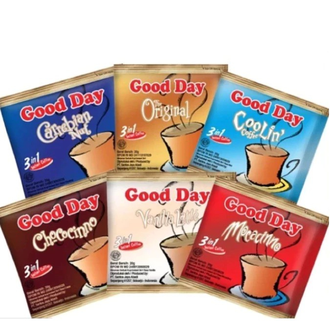 

Kopi GOOD DAY Semua Varian Renceng 10pcs