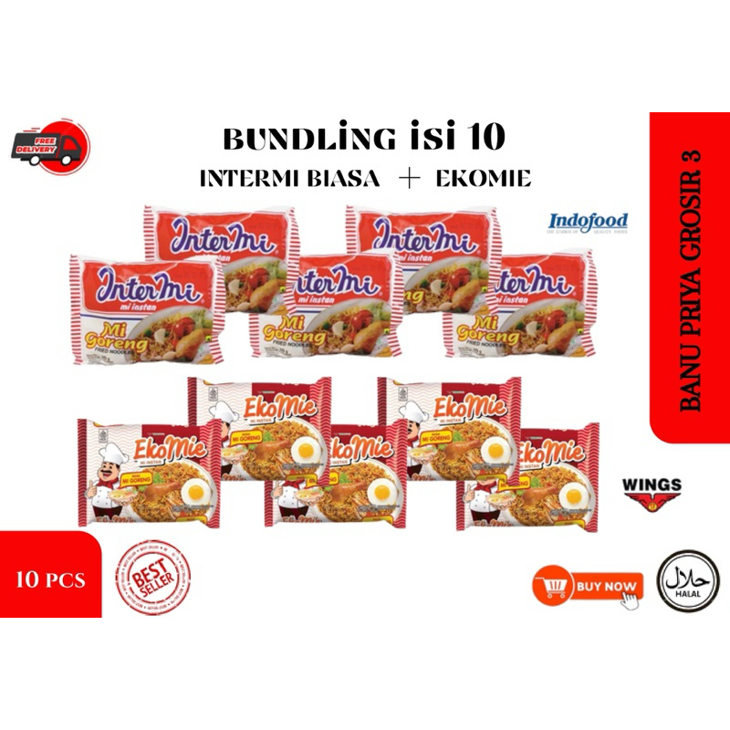 

Maknyuss1 Intermie Goreng Intermie Pedas Ekomie Goreng ( Paket 10 Pcs )