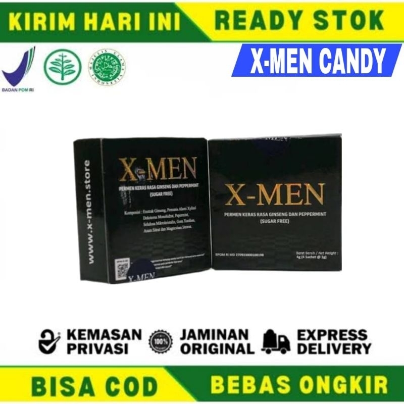 Permen X men pria candy premium-stamina 100% original palsu uang kembali