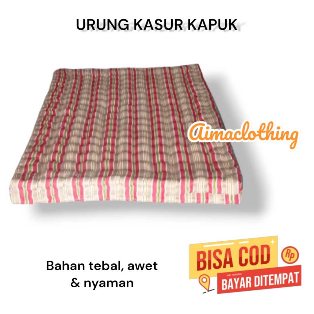 Sarung kasur kapuk jumbo no 1 urung kasur motif salur isi kapuk urung kasur kapuk no 2 murah urung k