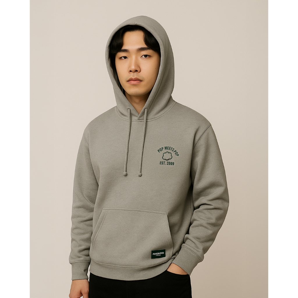 Hoodie PotMeetsPop Casual Katun Unisex