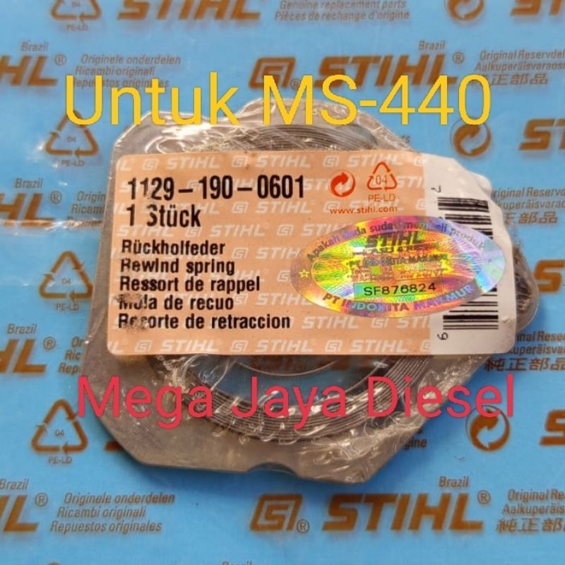 Rewind spring per selah senso chain saw stihl MS-440 MS-044 stihl original