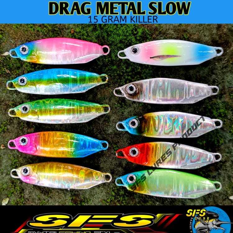 Micro jig 15 gram 20 gram umpan pancing microjig slowcast