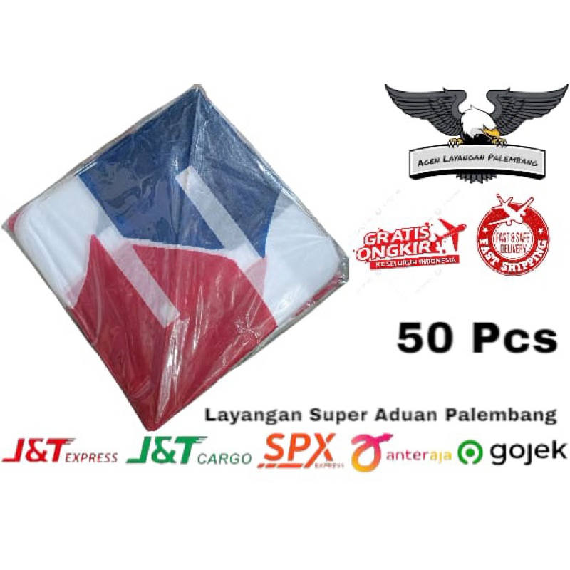 LAYANGAN ADUAN PALEMBANG KUALITAS SUPER ISI 50 PCS