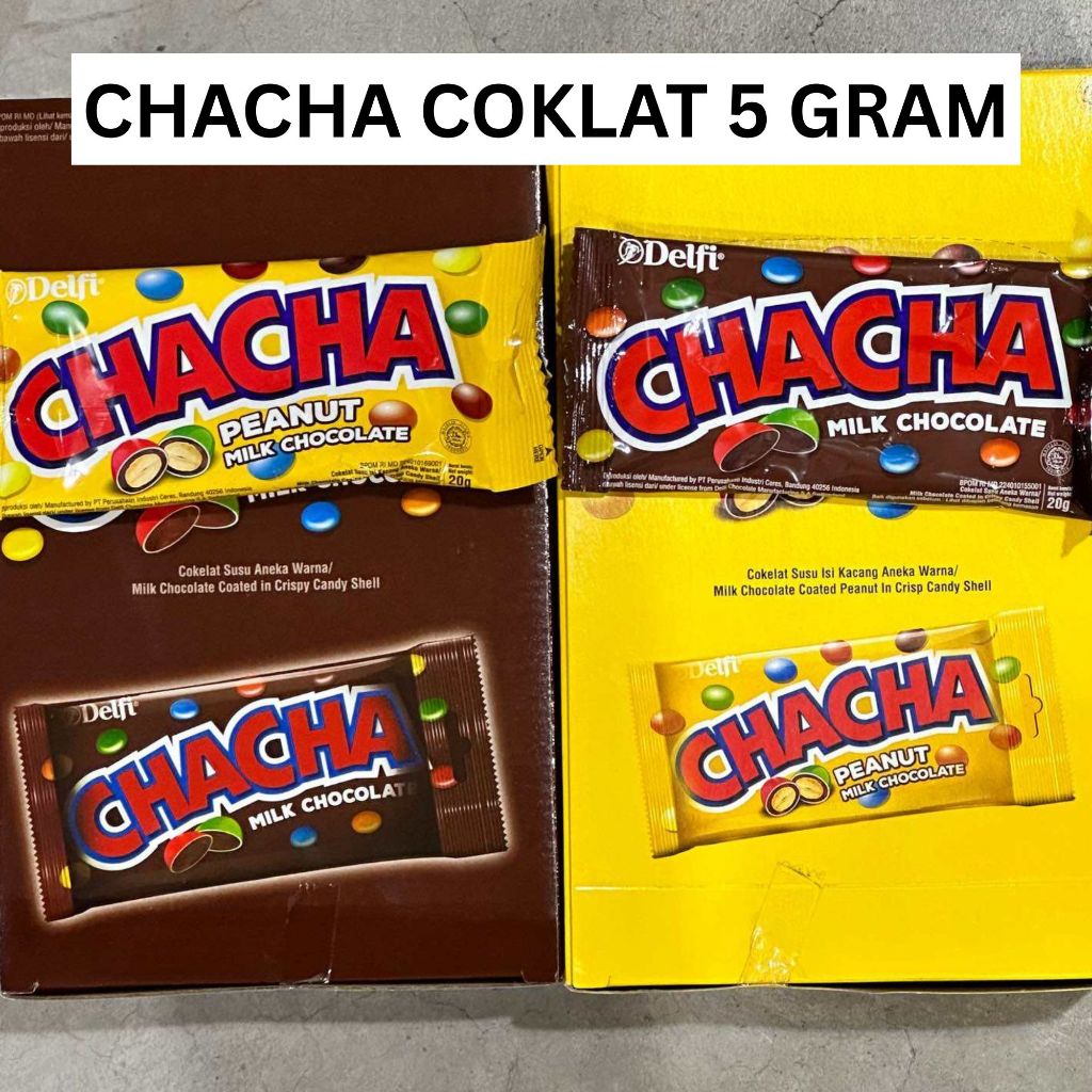 

CHACHA DELFI MILK CHOCO SACHET COKLAT ECERAN PER BIJI 5 GRAM COKLAT CHACHA DELFI COKLAT SILVERQUEEN MILK CHOCOLATE PEANUT