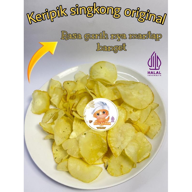 

250gr keripik singkong original gurih