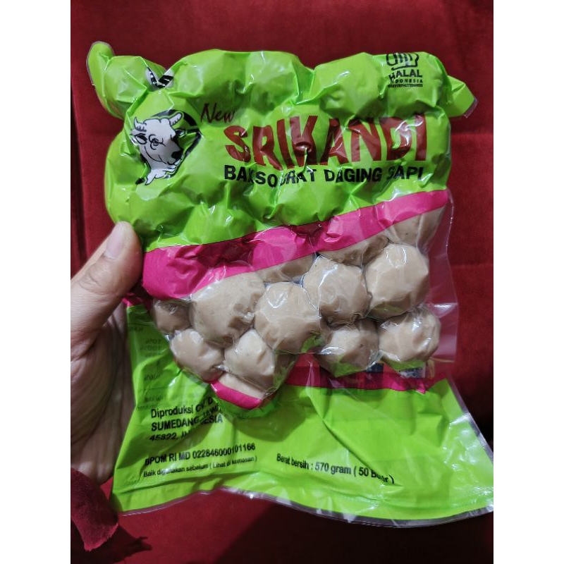 

BAKSO SRIKANDI URK BASO URAT DAGING SAPI 50 BUTIR 500 GRAM