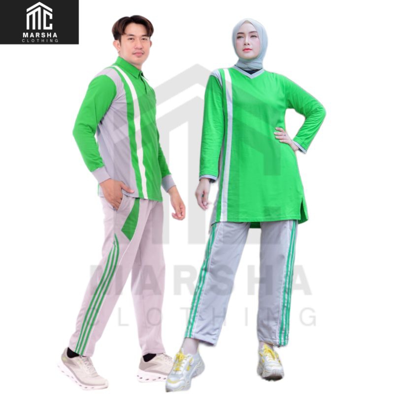 setelan olahraga couple/setelan olahraga tunik wanita/setelan olahraga wangki kra/setelan olahraga