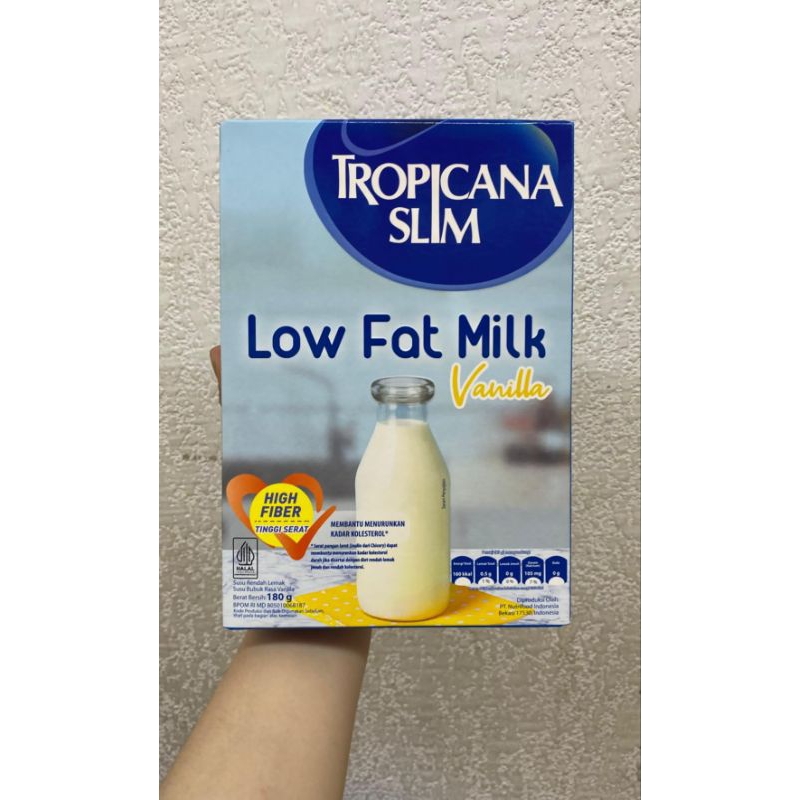 

Tropicana Slim Susu Low Fat Vanilla 180gr / 500gr