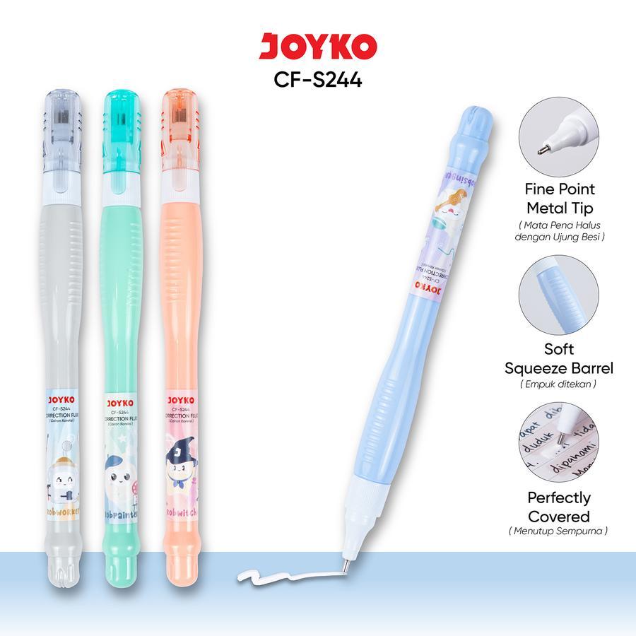 

(1pc) JOYKO Correction Fluid Cairan Koreksi Penghapus Cair CF-S244 Cute Robot / tipe-x