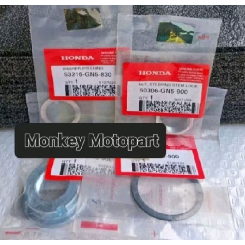 Mur Setelan Komstir Kones Set Honda Beat Vario Scoopy Supra X 125 Original AHM