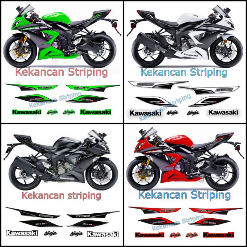 Striping Sticker Kawasaki ZX6R ZX-6R