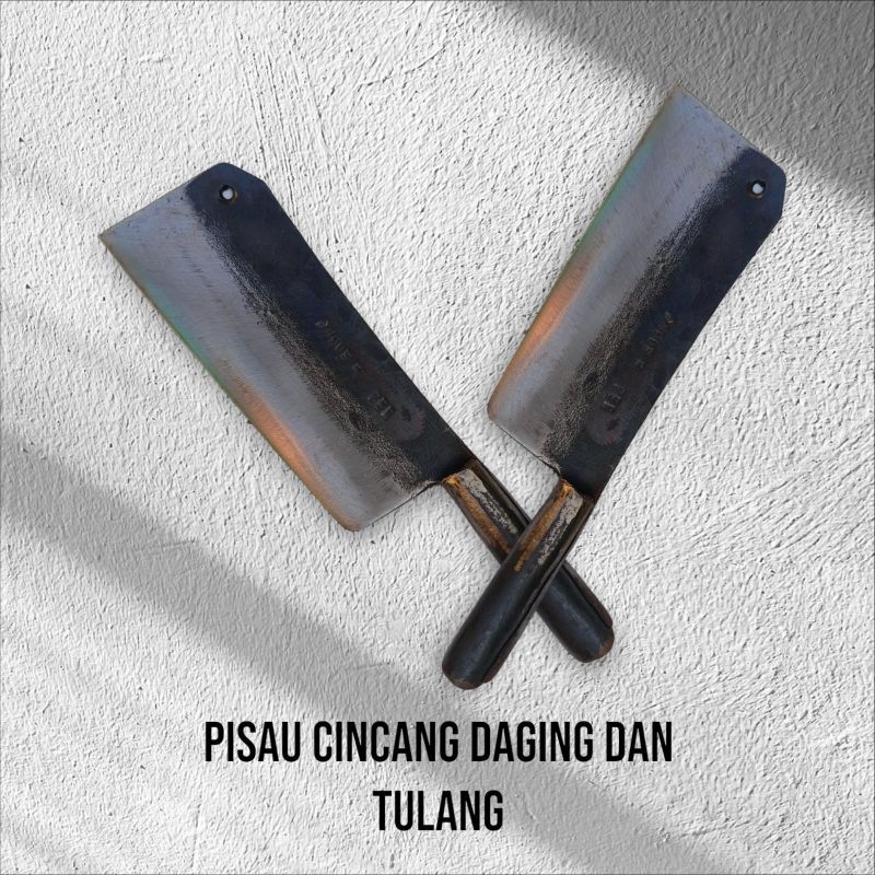 PISAU CINCANG DAGING DAN TULANG PERBAJA ASLI / Pisau CINCANG TULANG DAN DAGING