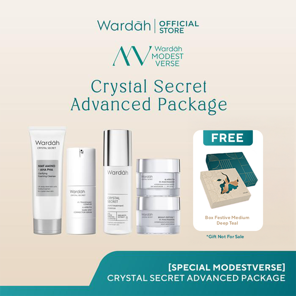 [HAPPY INTERNATIONAL MOM's DAY: Wardah Beauty Mom's Kit] WARDAH Crystal Secret Package (Cleanser, Es