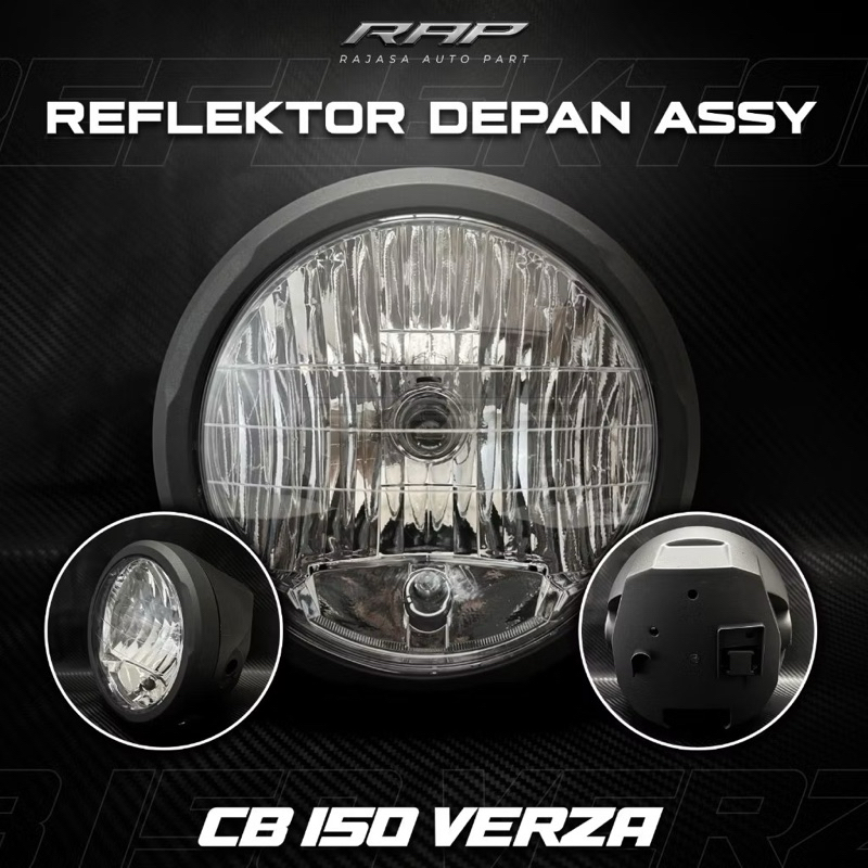 reflektor lampu depan tanpa batok cb150 verza cb verza plus ring lampu cb150 verza